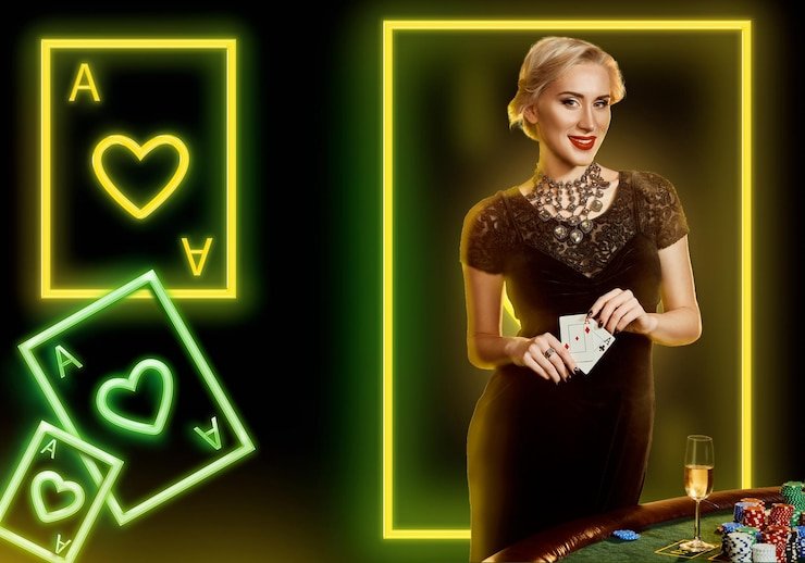Dealer Andar Bahar di studio konco88 menunjukkan kartu awal